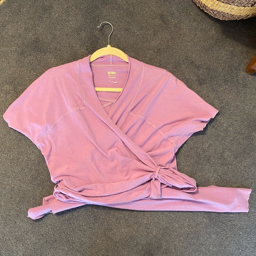 Nike Lavender Studio Yoga Barre Dance Wrap Medium